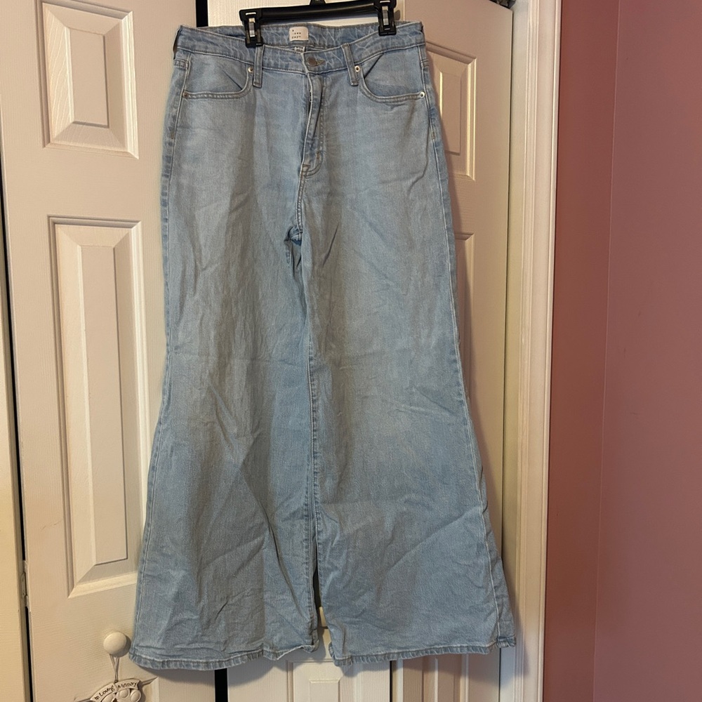 a new day Light Blue extreme wide leg pants